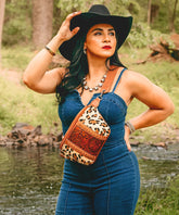 Montana West Floral Tooled Fanny Pack